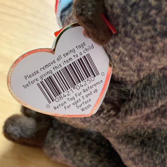 TY Beanie Baby - CHEEKS the Baboon (6 inch) - MWMT's Stuffed Animal Toy - Picture 7 of 9
